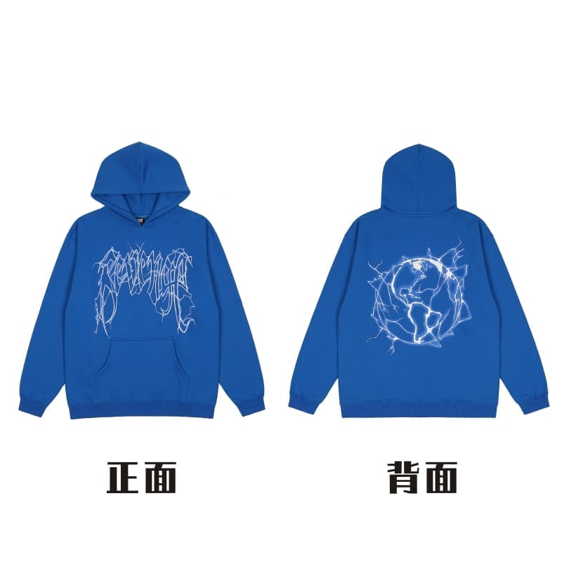 Revenge Embroidered Keel Smoke Hoodie