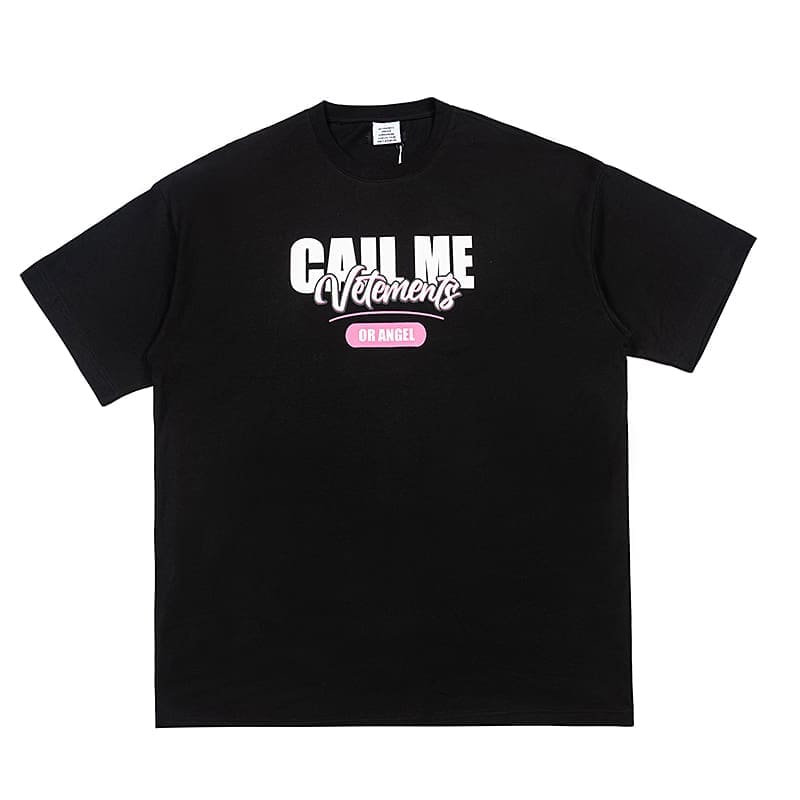 Vetements Letter Print Oversized Tee 2