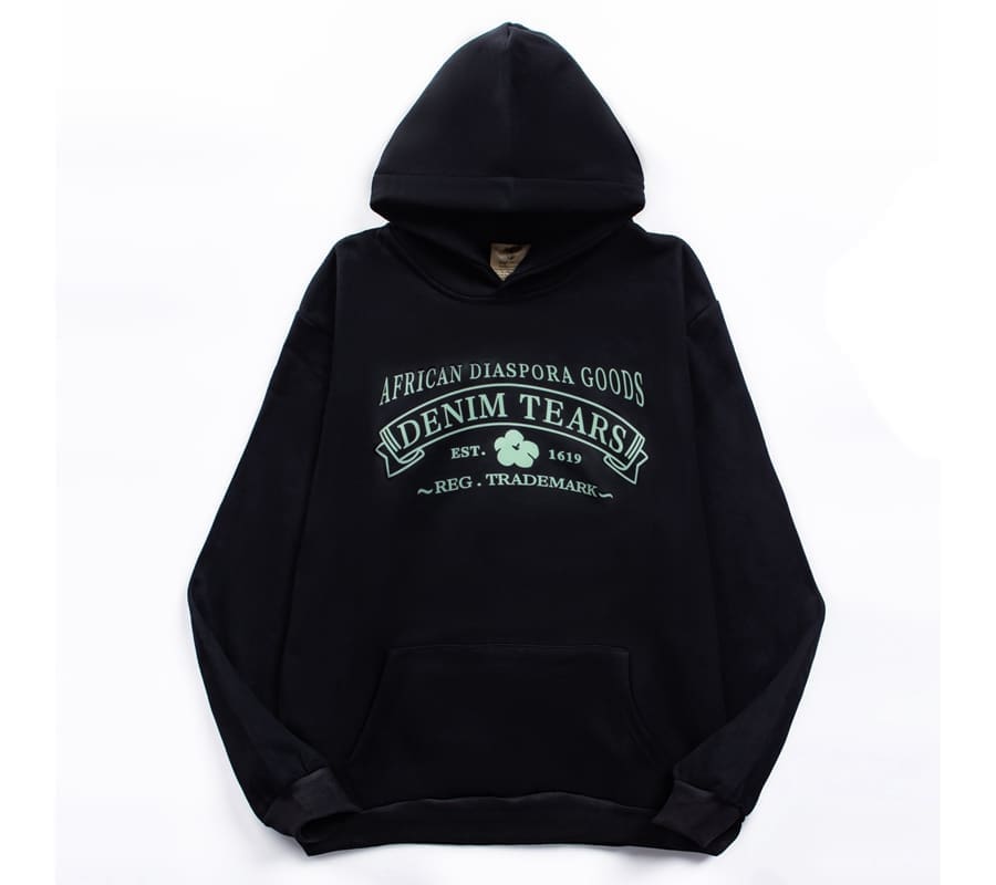 Denim Tears Kapok Basic Letter Print Hoodie