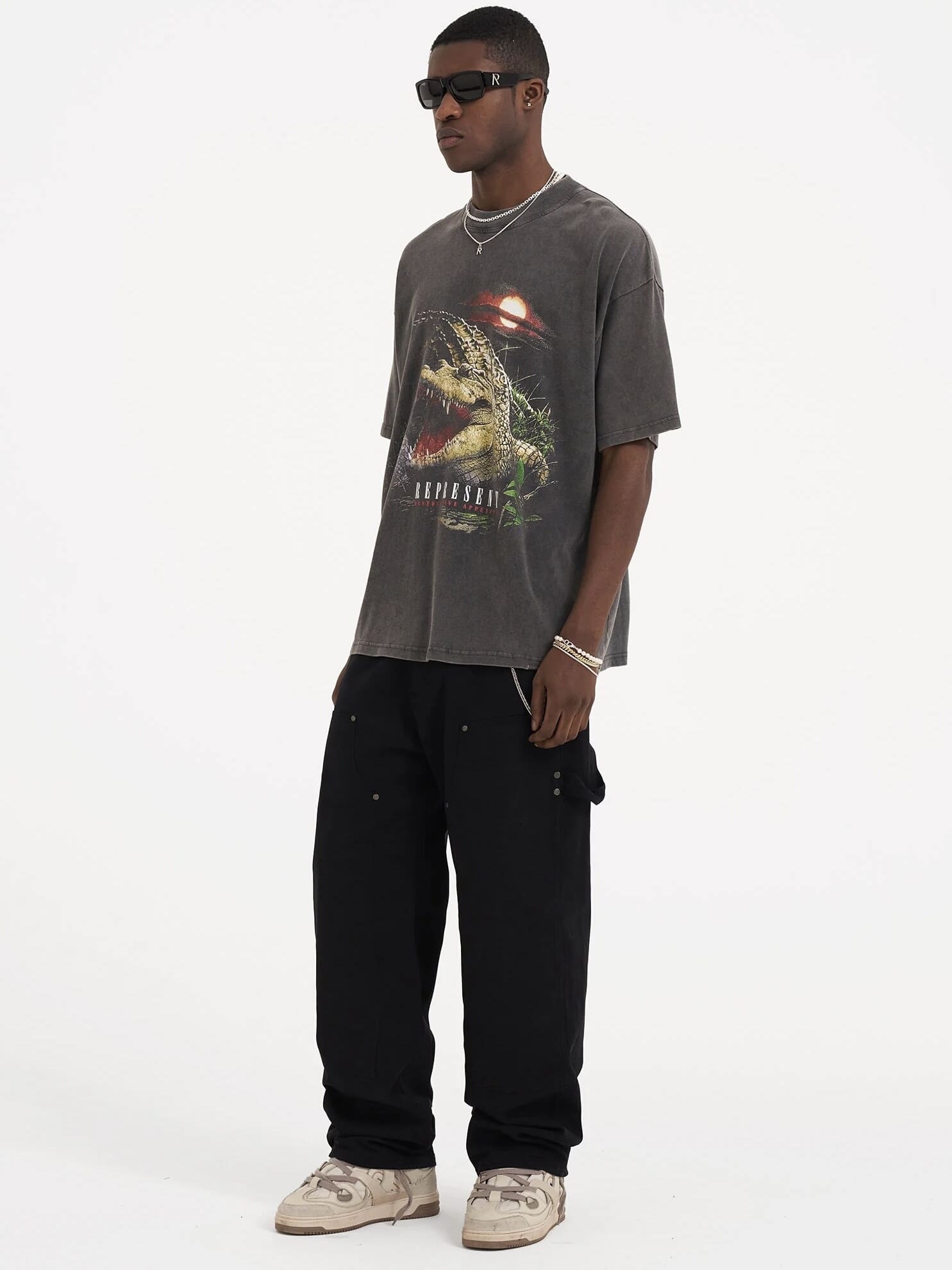 Represent Crocodile Vintage T-Shirt