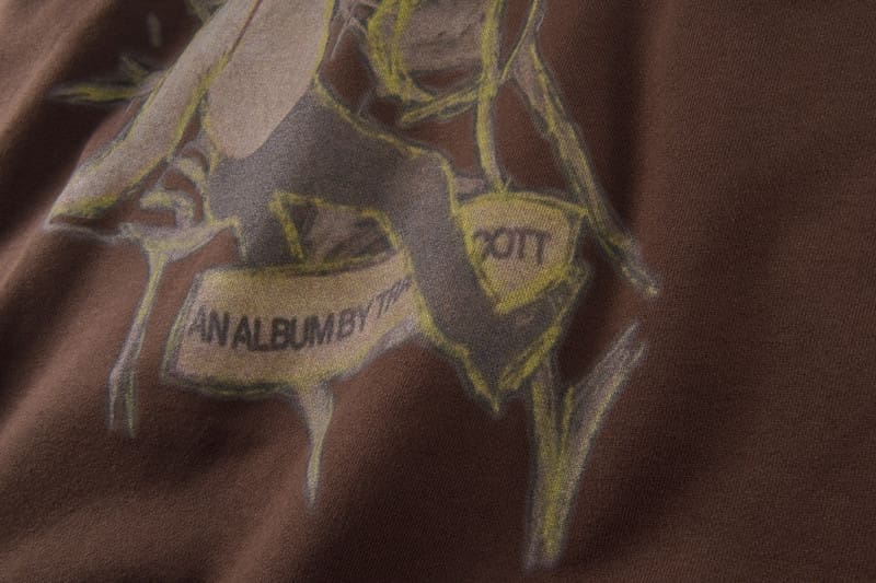 Travis Scott Cactus Jack Hand-Painted Graffiti Portrait Hoodie