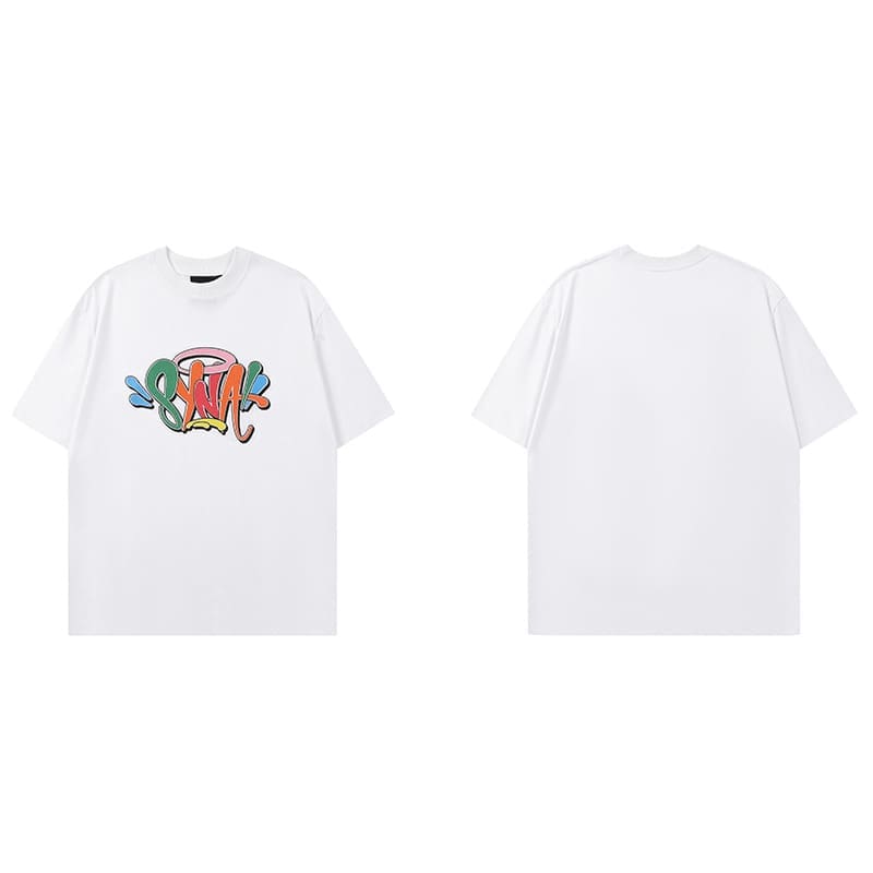 Synaworld Drill Style Hip Hop Letter Tee