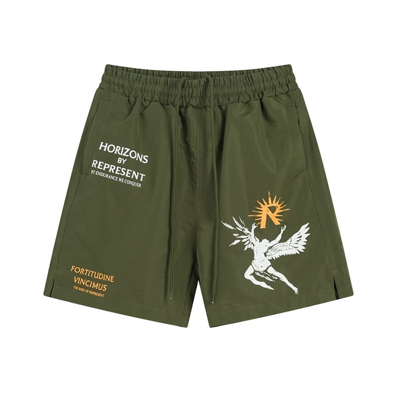 Represent Sun Wing Figure Print High Street Casual Shorts Set