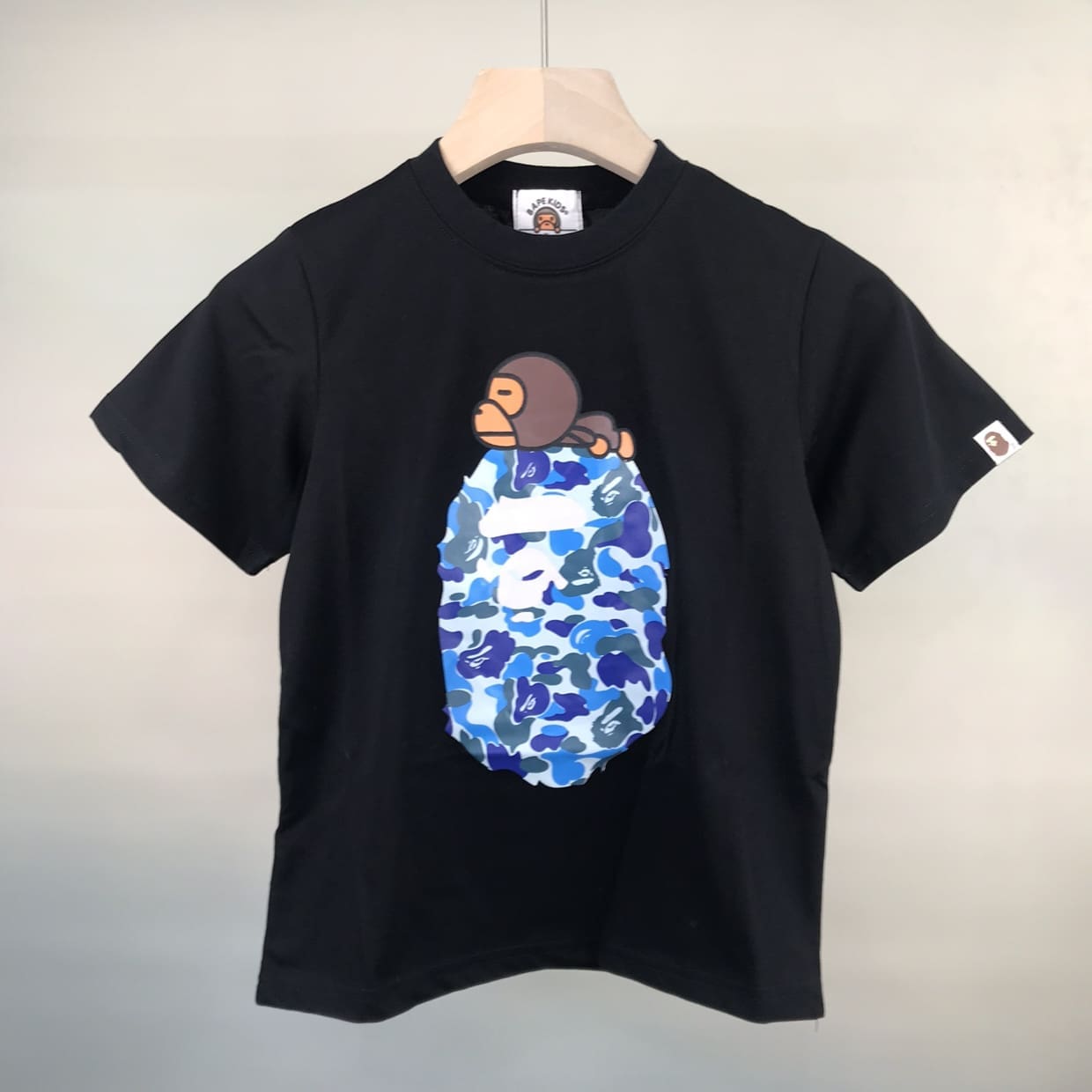 Bape Children’S Clothing Ape Head Camouflage Tee