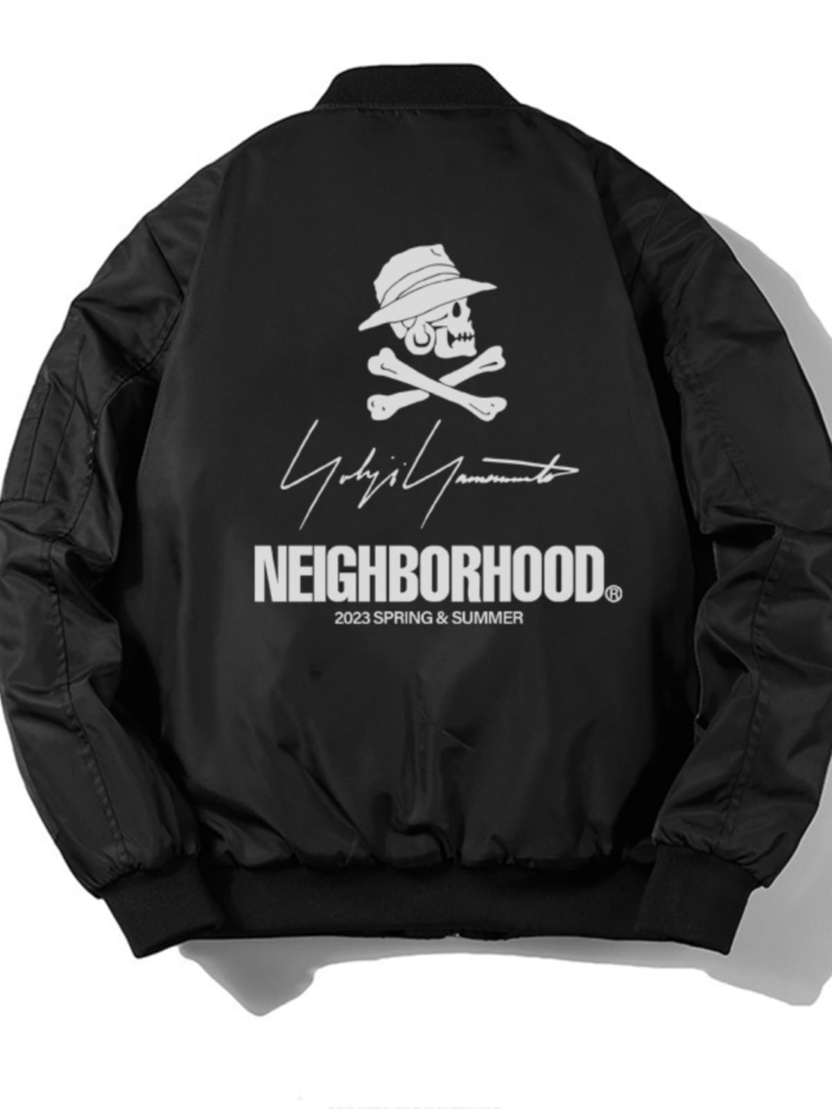 Yohji Yamamoto X Nbhd Skull Flight Jacket