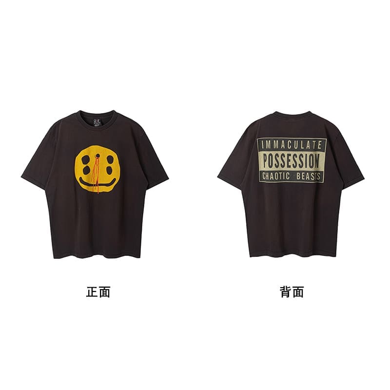 Saint Michael Vintage Short-Sleeved T-Shirt European Hip Hop Niche Style