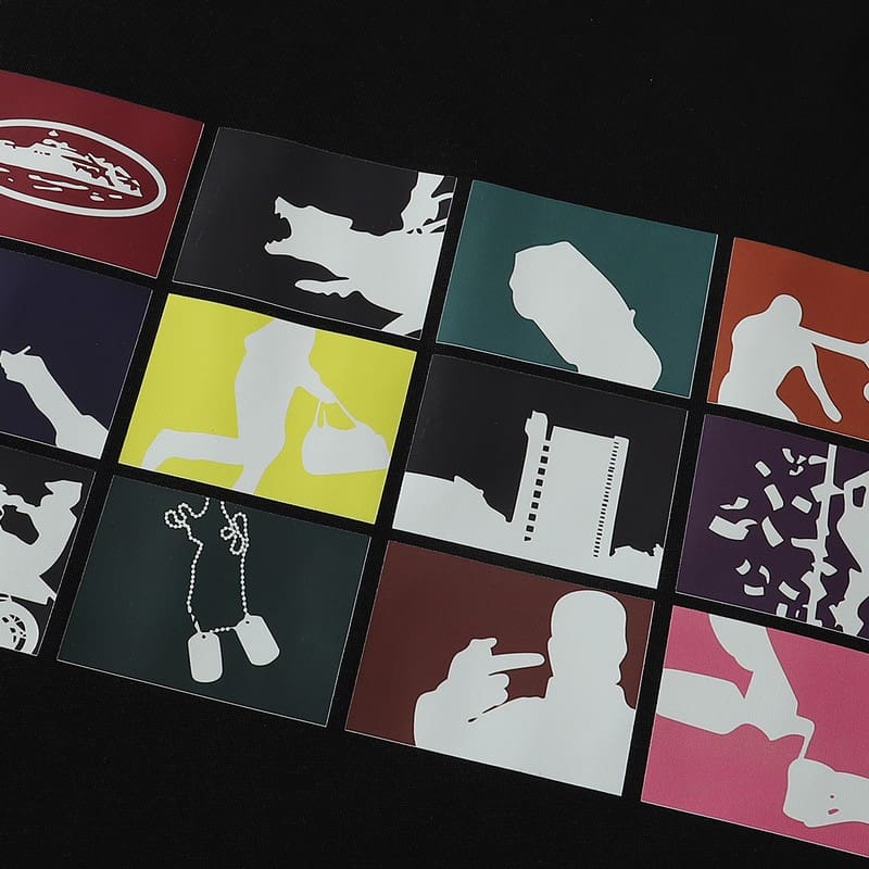 Corteiz Devil Island Men’s Cotton Loose Short Sleeve T-Shirt