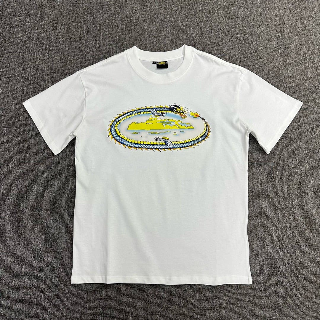 Corteiz Dragon Devil Island Prison Print Drill Culture T-Shirt