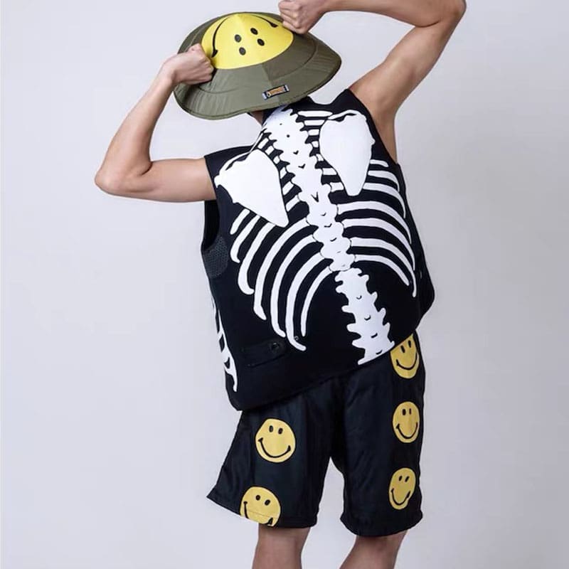 Kapital 23Ss Smiley Nylon Water-Resistant Shorts