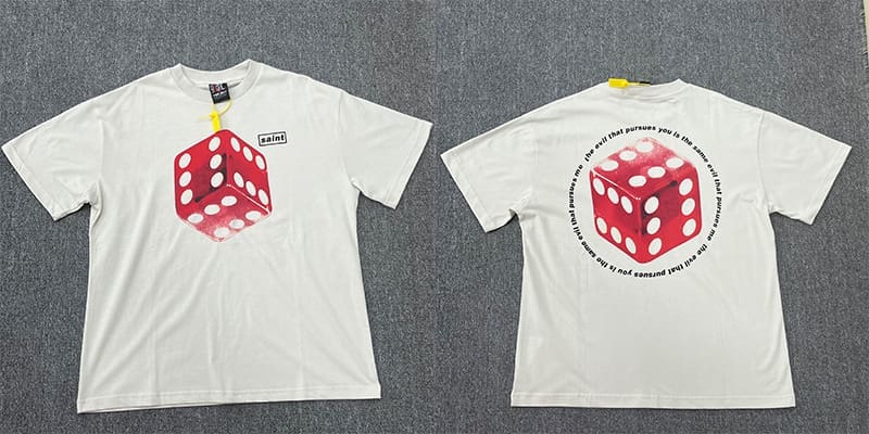 Saint Michael Distressed Retro Washed Vintage T-Shirt Fashion Collection