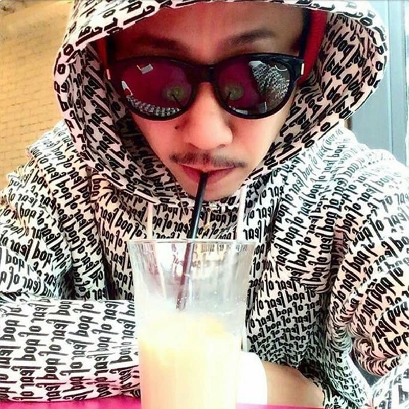 FOG Biber Printed Hooded Fleece Lined Sweater for Men and Women