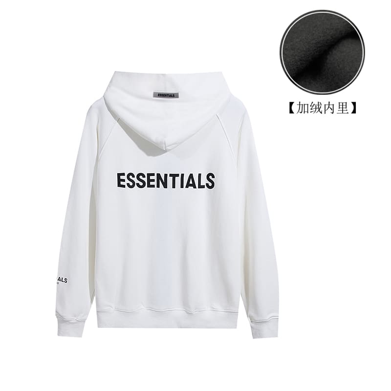 Fog Essentials Back Letter Zipper Coat
