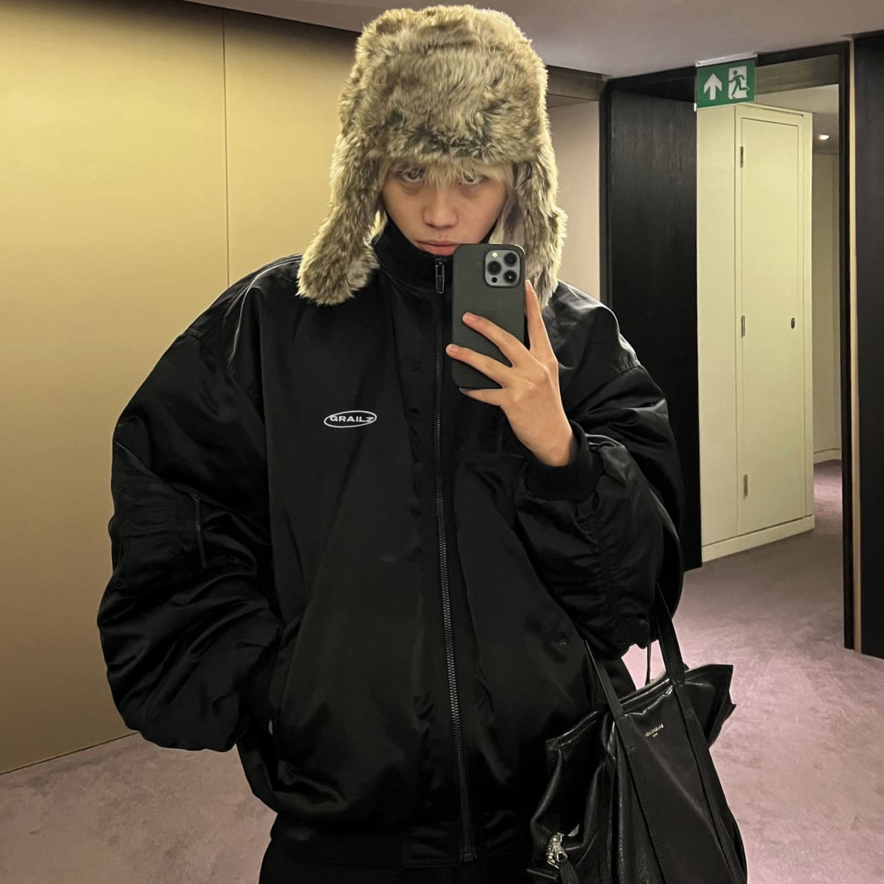 Grailz Talk Bomber Winter Coat