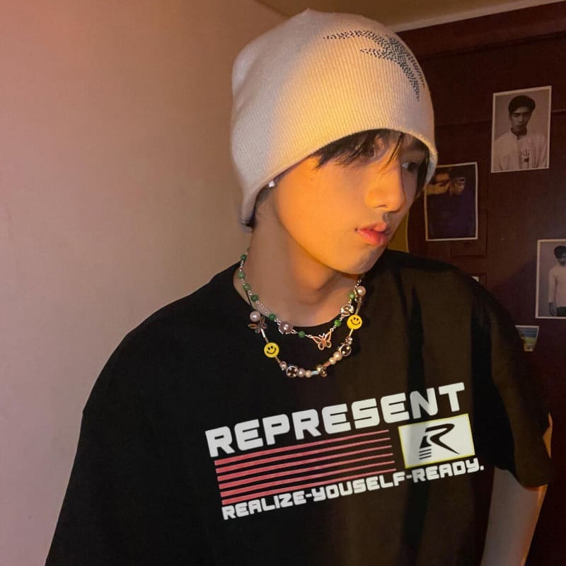 Represent Track Short Sleeve Tee