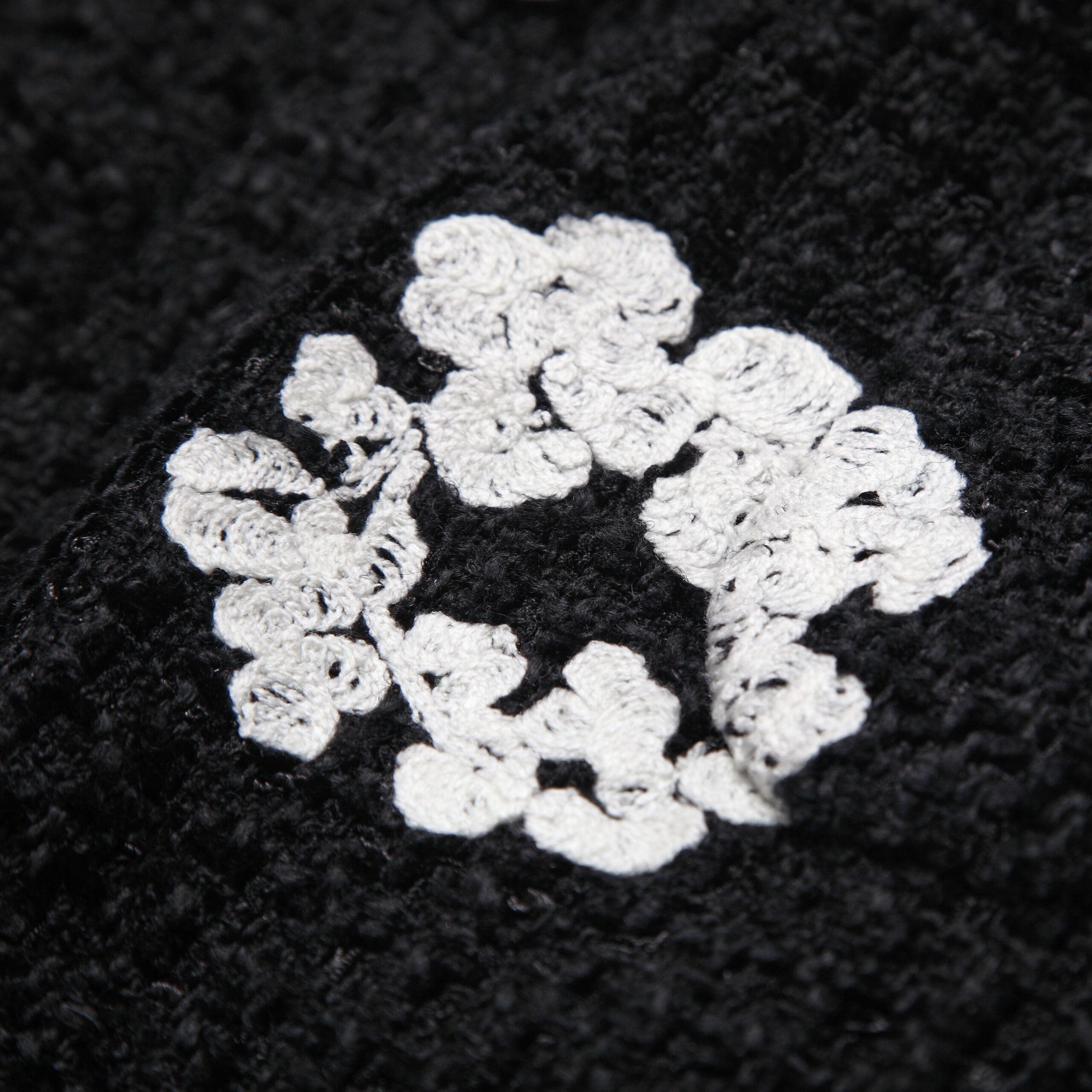 Denim Tears Embroidered Kapok Cardigan