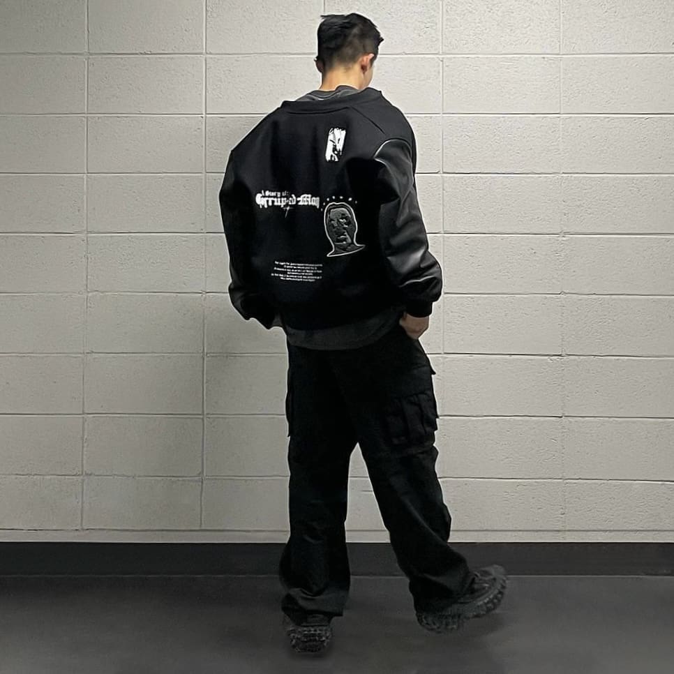 Grailz Talk Baseball Uniform Jacket