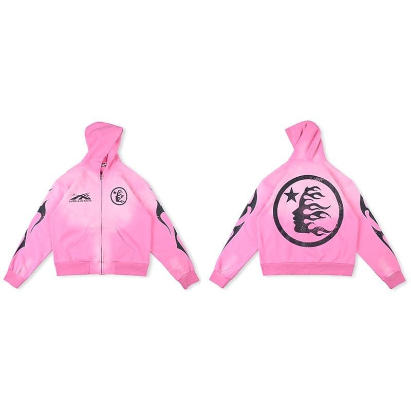 H*lst*r studios marble tie-dye hoodie