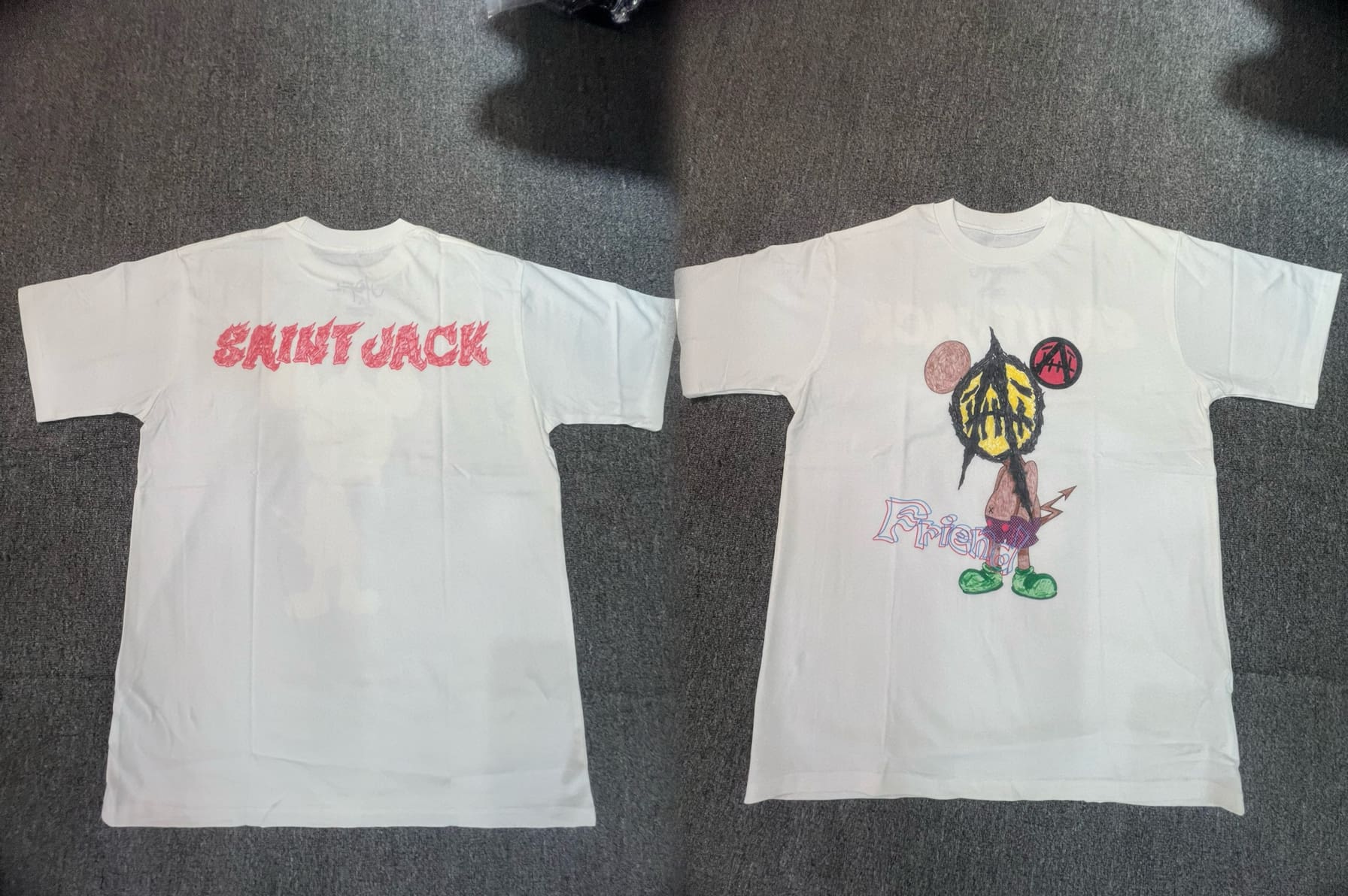 Playstation Travis Scott Puff Print T-Shirt