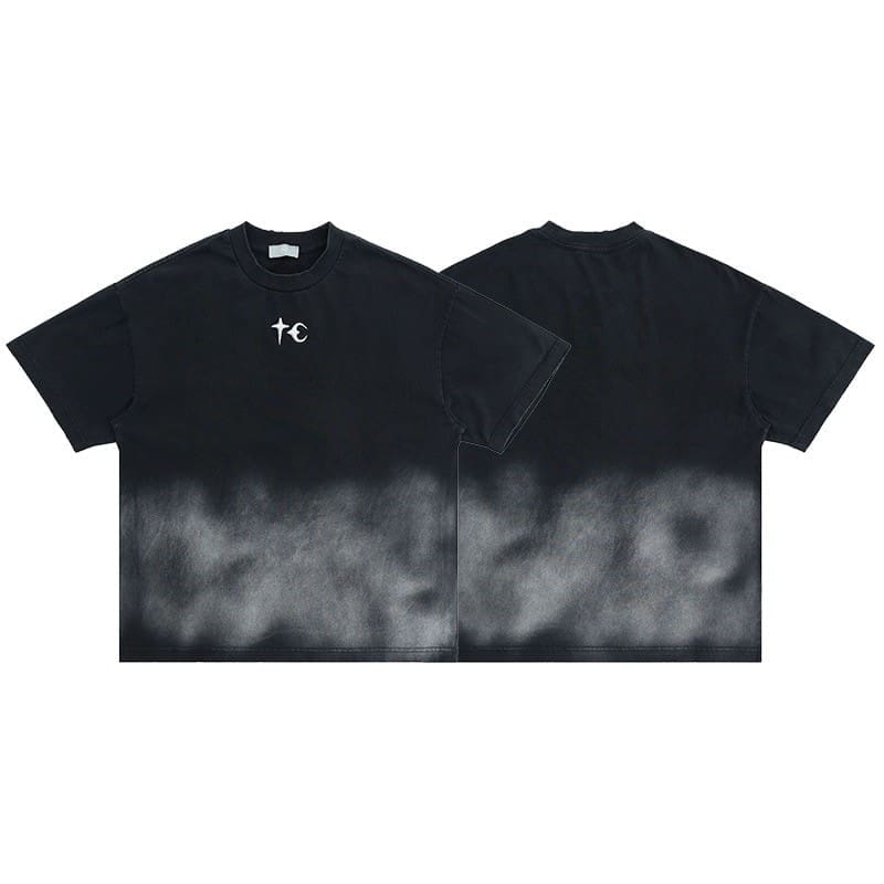 Thug Club Chest Embroidery Half Sleeve Tee