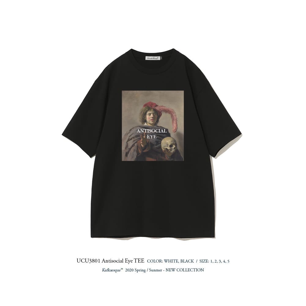 Undercover Hand Skull Oil Painting King Retro T-Shirt for Men and Women