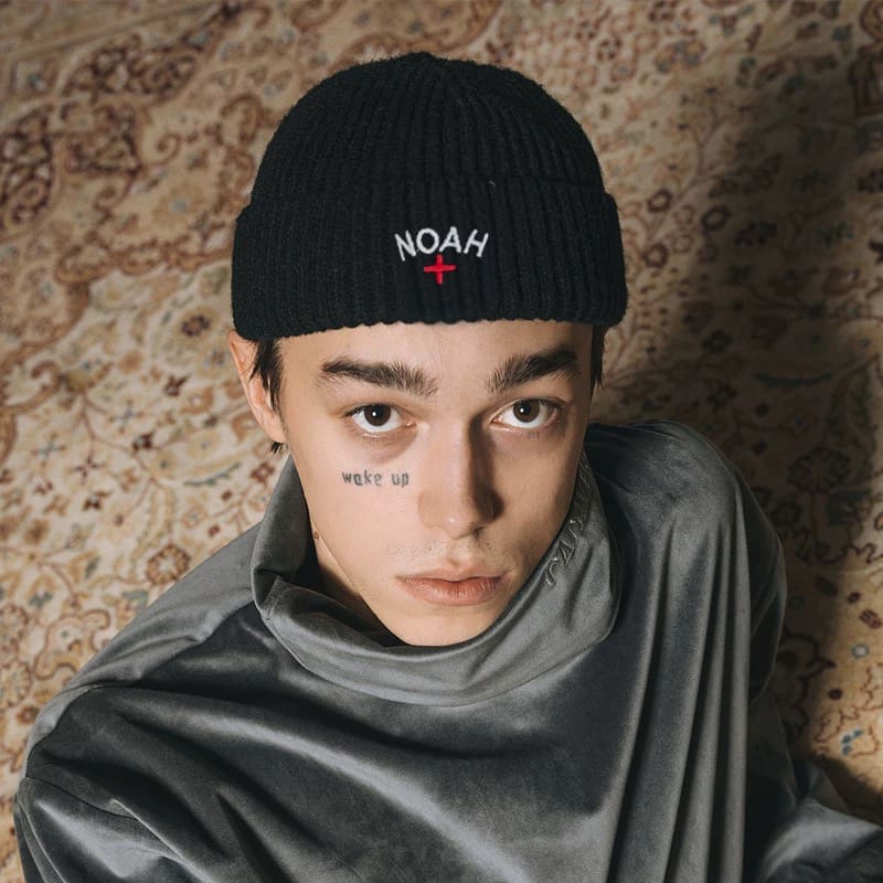 Noah Trach Cross Knitted Hat