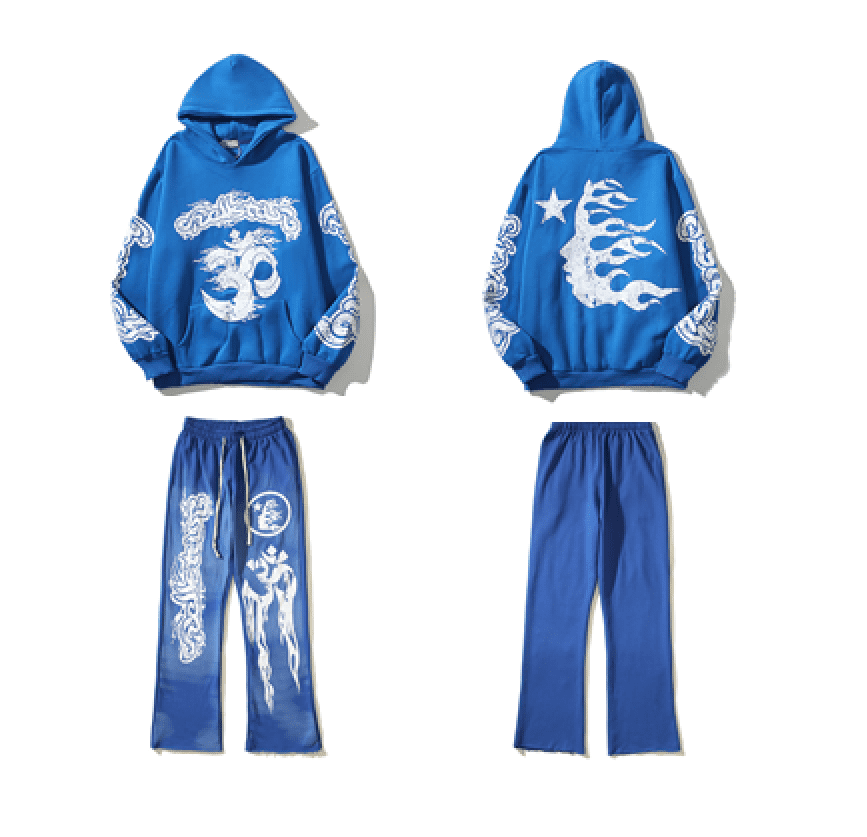 2024 H*lst*r high street leisure two-piece set sweater and pants for men and women