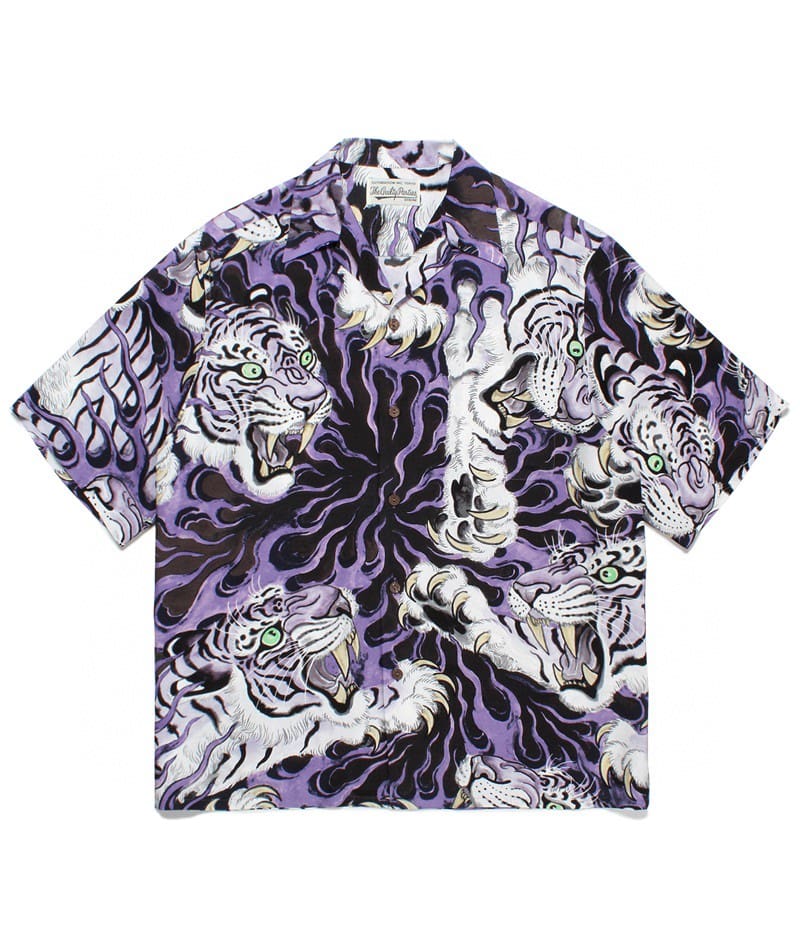 Wacko Maria 23Ss Tiger Tim Lehi Flame Shirt