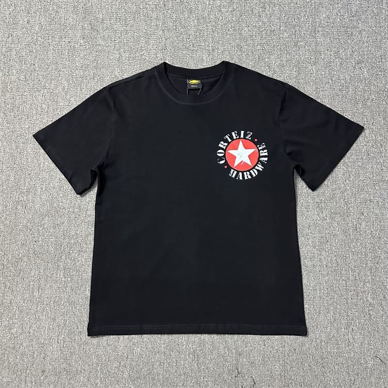 Maychao Corteiz Devil Island Letter Print T-Shirt