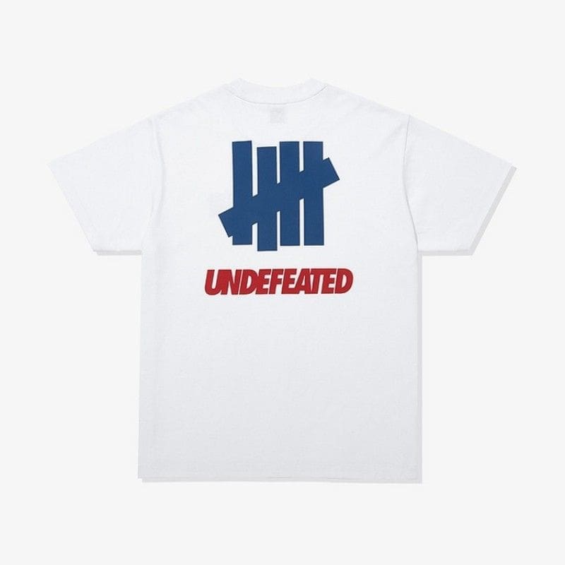 Undefeated Five Bars Letter Print Tee