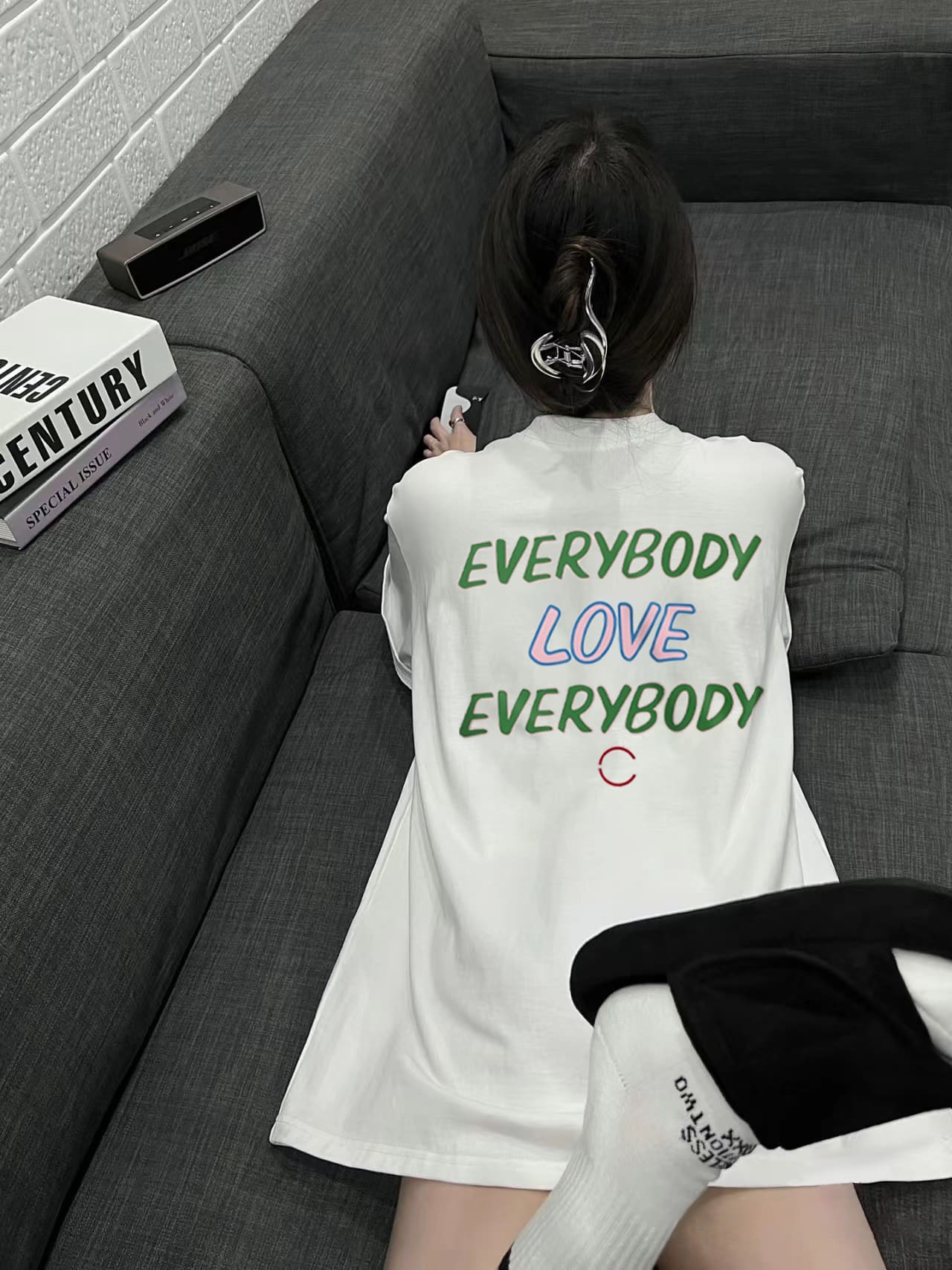 Clot Coconut Tree Print T-Shirt