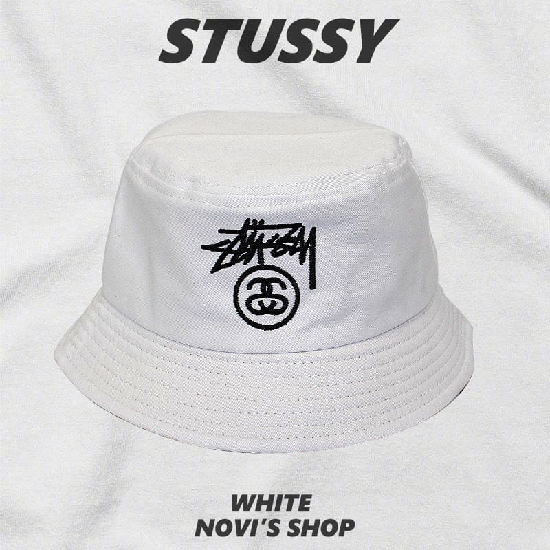 Stussy Bucket Hat Sun Protection Fishing Hat Couple Style