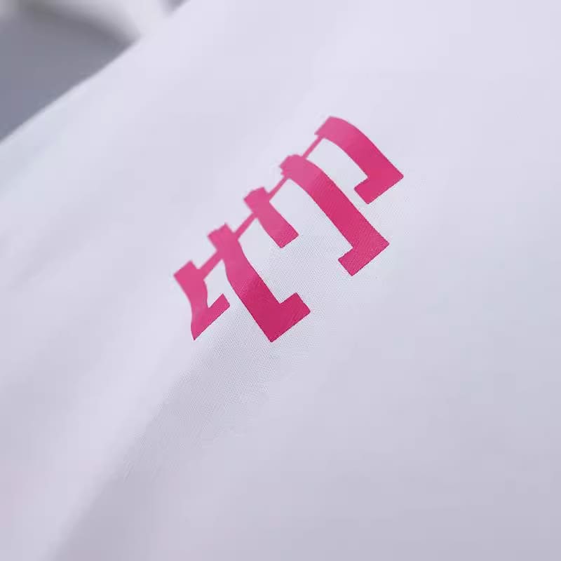 Eric Emanuel Letter Print Casual Short Sleeve T-Shirt for Couples