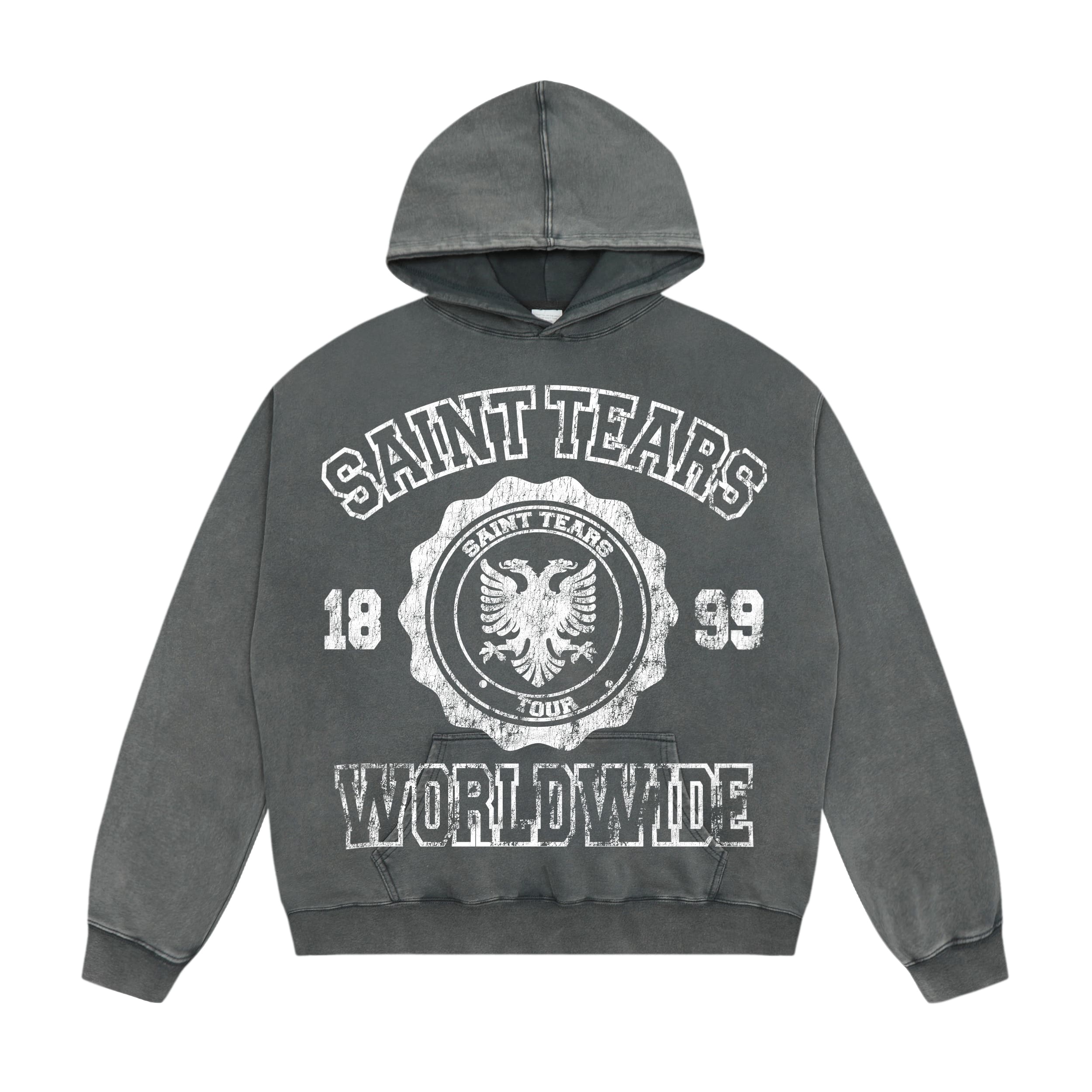 Saint Michael Washed-Out Vintage Hoodie 1