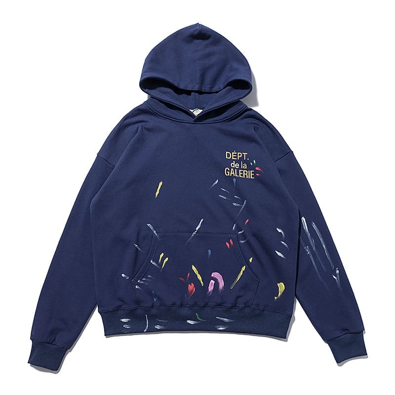 Gallery Dept Paint-Splashing Graffiti Hoodie