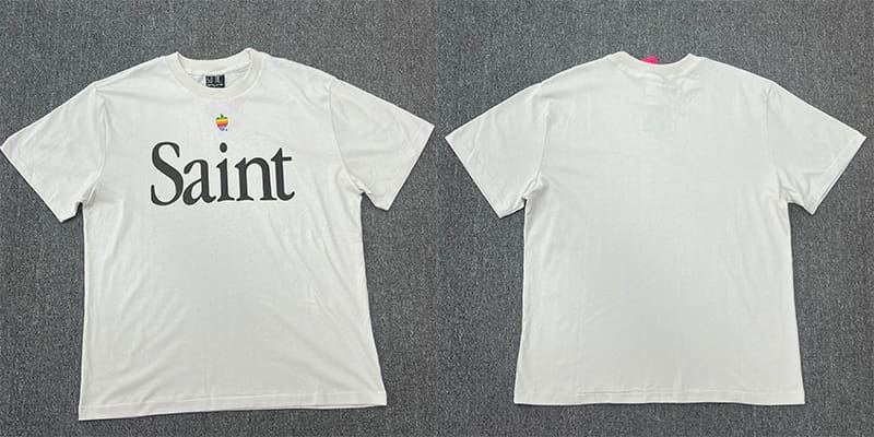 Saint Michael Distressed Retro Washed Vintage T-Shirt Fashion Collection