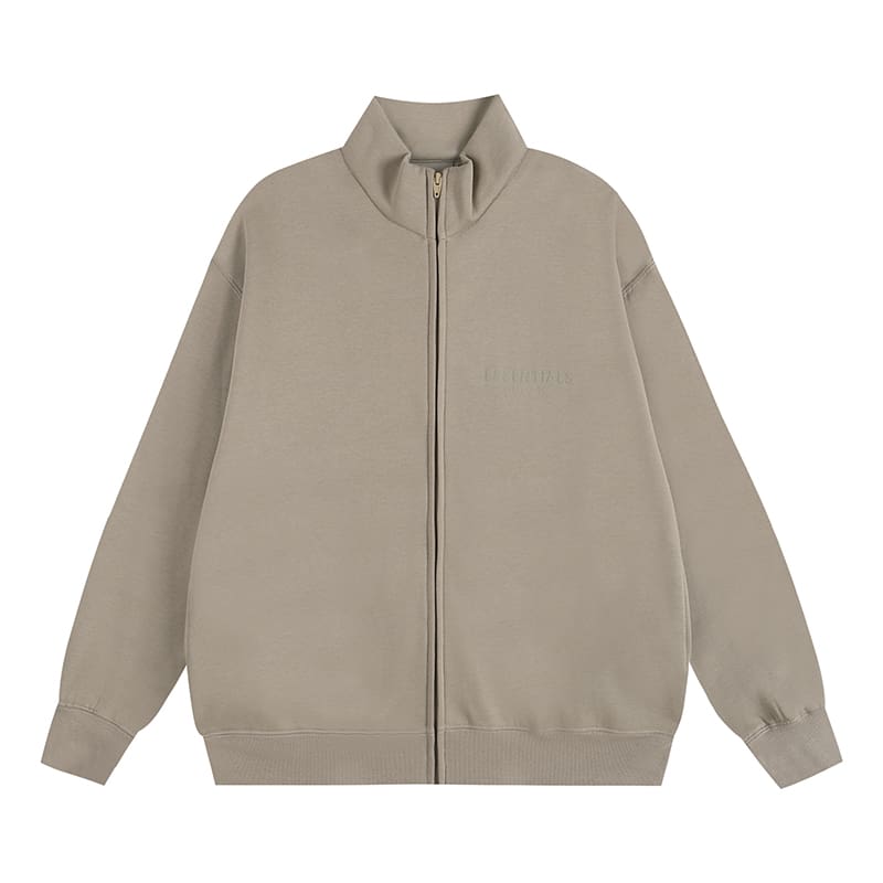 Fear Of God Fog Essentials Five-Pointed Star Zipper Sweater