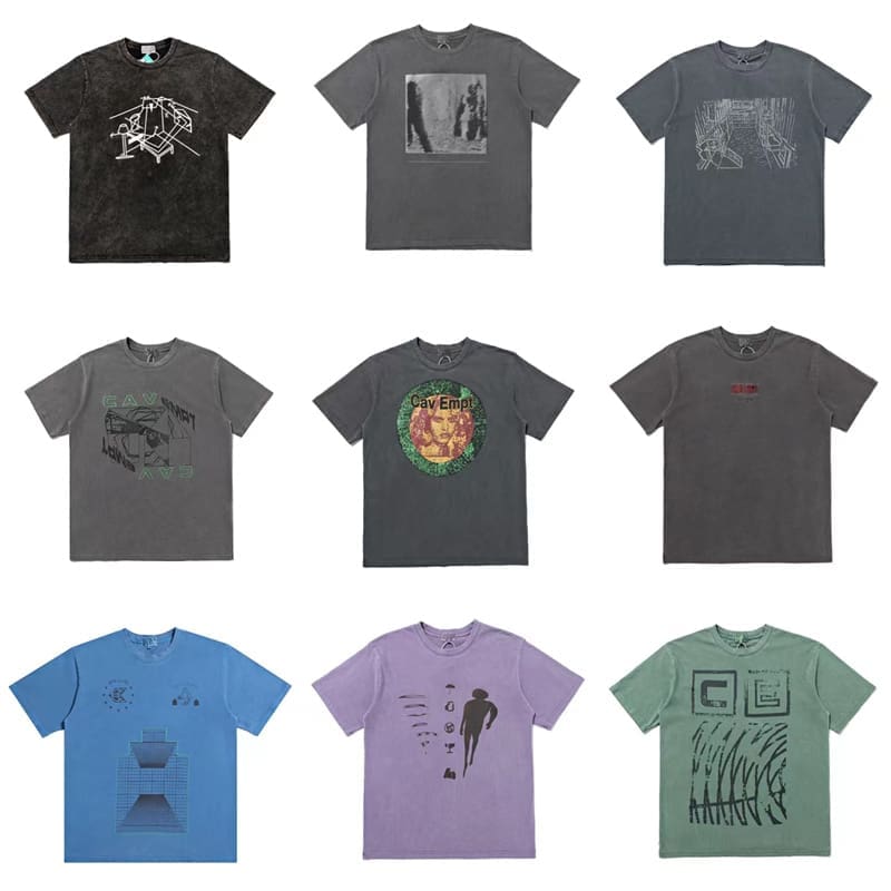 Cavempt Washed Batik Distressed Tee