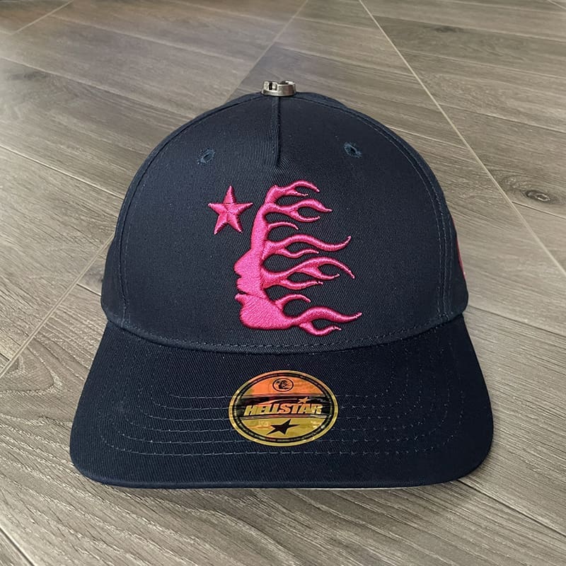 H*lst*r studios rhinestone logo fitted baseball hat for men and women