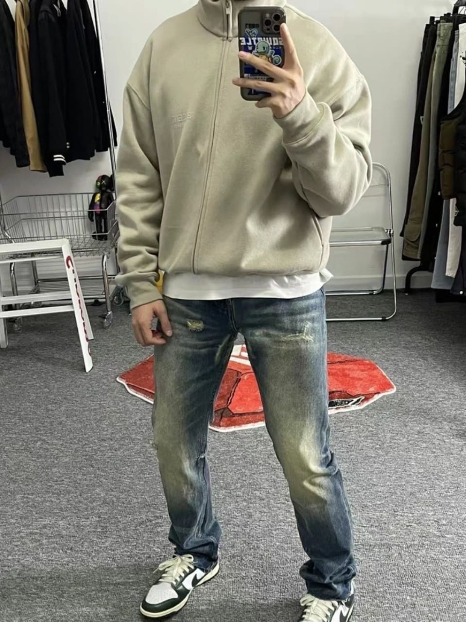 Fog Fear Of God Spring/Autumn Stand Collar Jacket