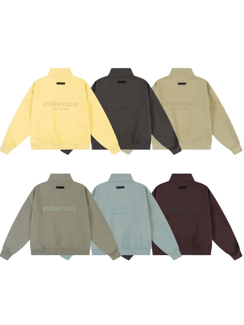 Essentials Amg Fog Double Line Zipper Cardigan