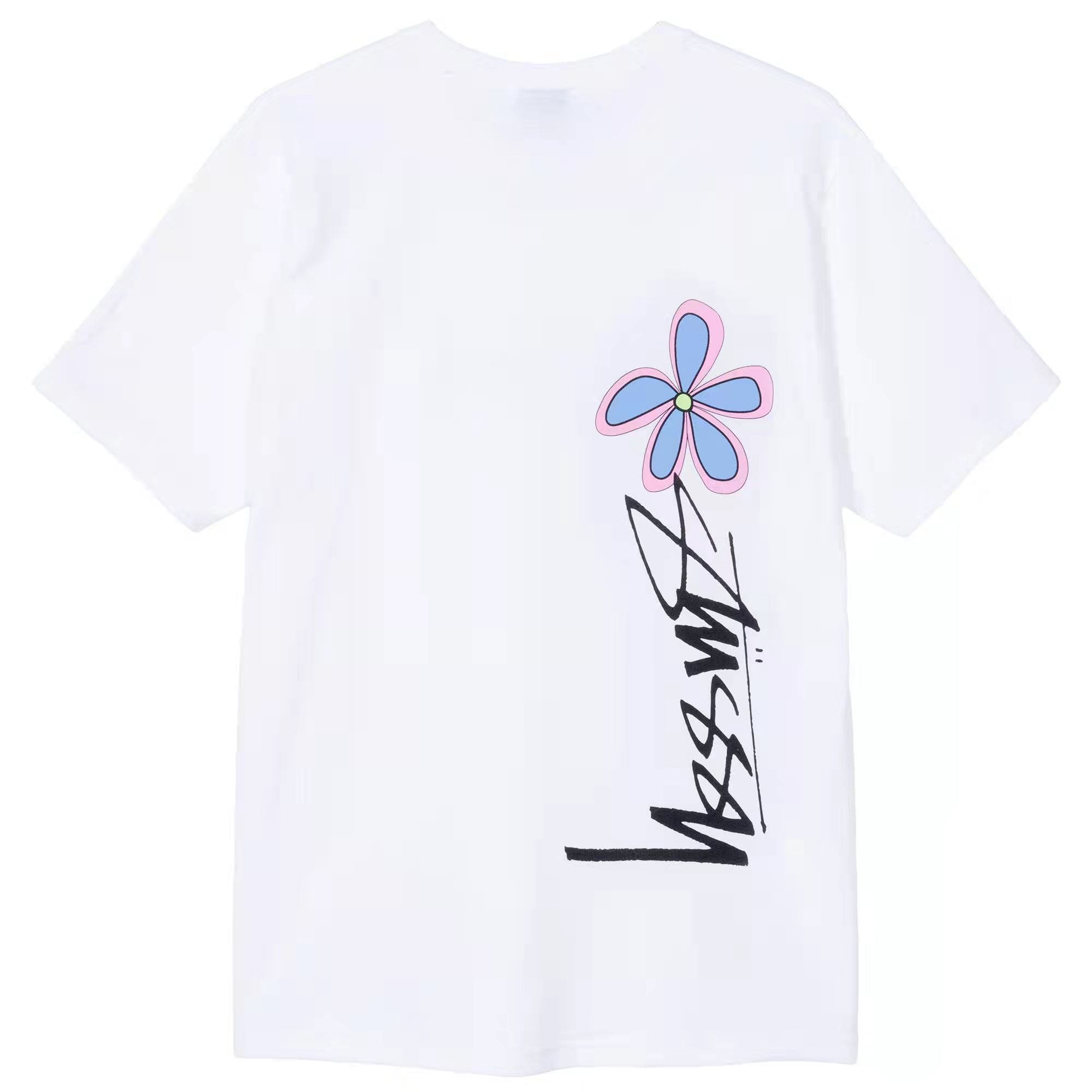 Stussy Crown Surfing Print Short Sleeve T-Shirt for Men and Women