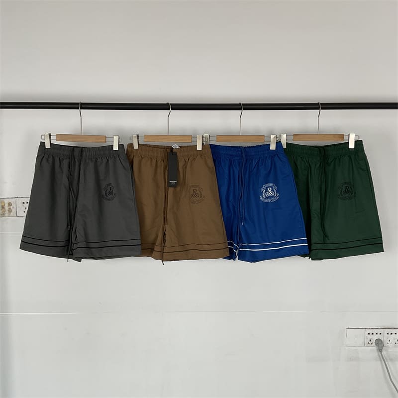 Represent Retro Alphabet Print Loose Short Sleeve Shirt and Shorts Set