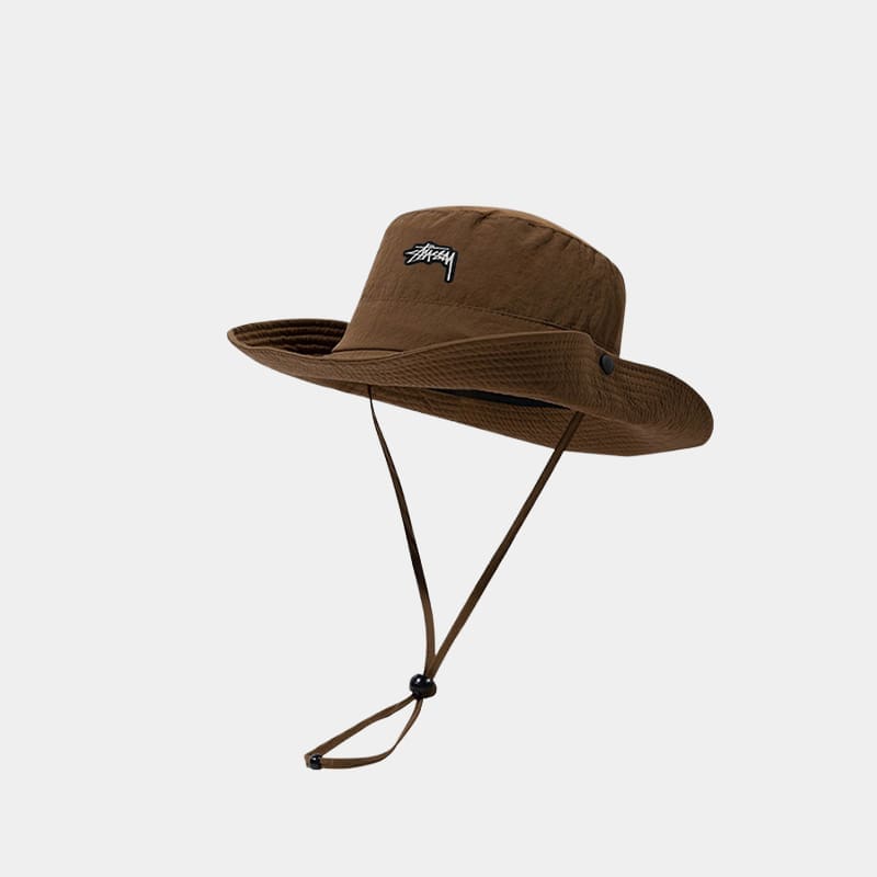 Stussy Outdoor Quick-Drying Bucket Hat Summer Sun Hat for Women