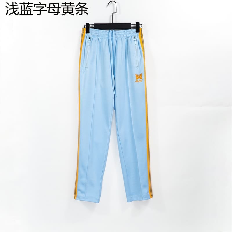 Needles Butterfly Embroidery Side Stripe Pants (Style 2)