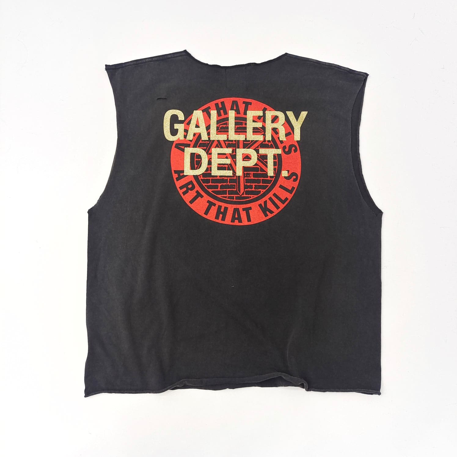 Gallery Dept Comic Graffiti Paint-Splashed Washed Destruction Vest