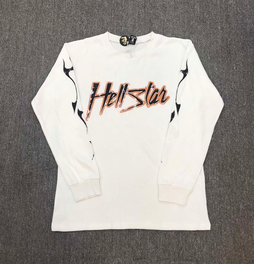 H*lst*r logo print long sleeve tee