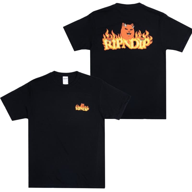 Rip N Dip Middle Finger Cat Pocket Tee