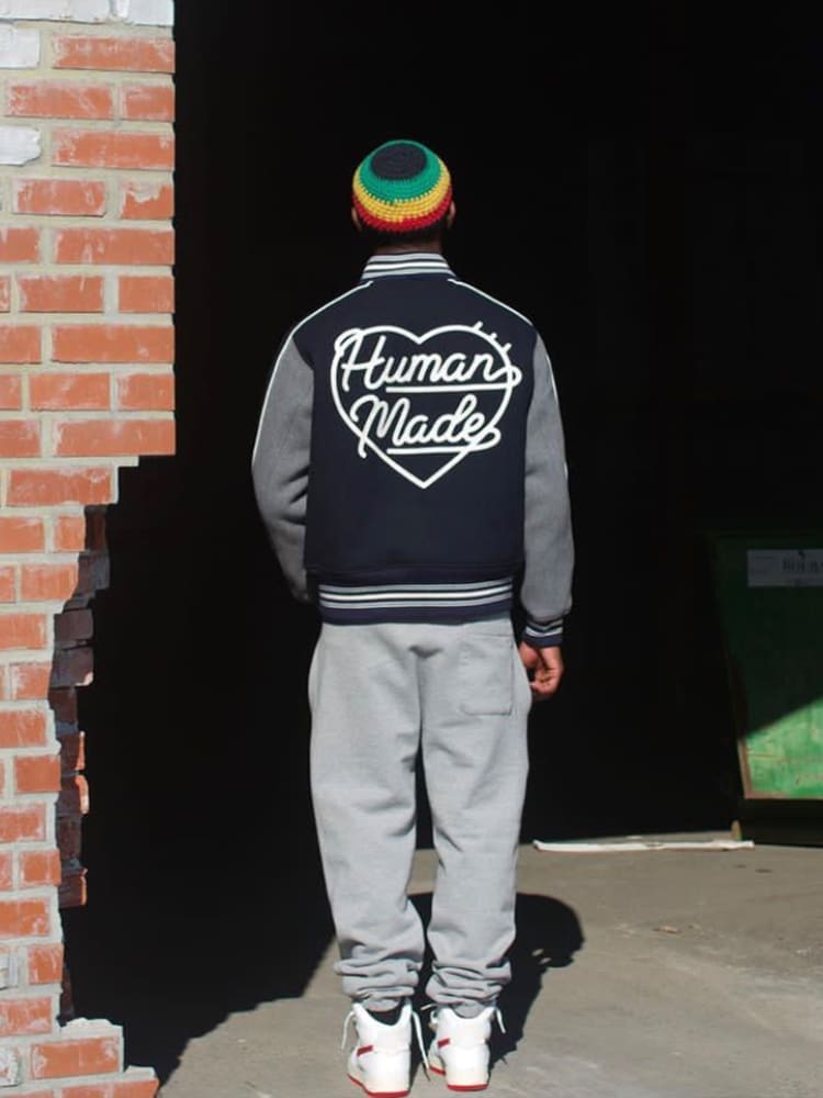 retro Hvm*n M*de cho baseball jacket