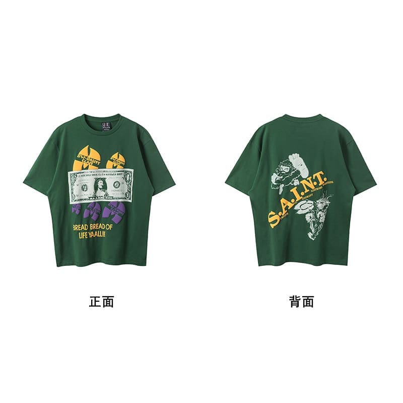 Saint Michael Vintage Short-Sleeved T-Shirt European Hip Hop Niche Style