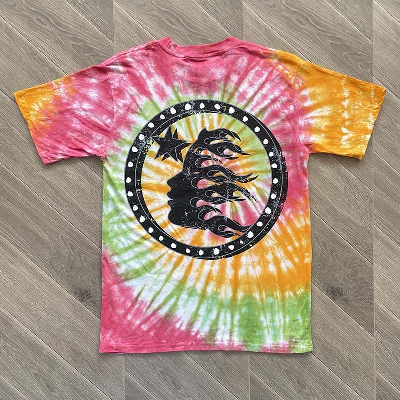 H*lst*r studios skull tie-dye tee